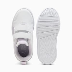 ガールズ コートフレックス V3 ドッティ スニーカー 17-21cm, PUMA White-Lilac Frost, extralarge-JPN