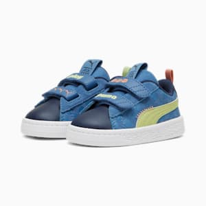 PUMA x PLAYMOBIL® Suede Classic Toddlers' Sneakers, Blue Horizon-Pistachio Green, extralarge