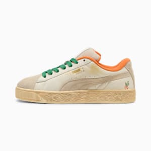 ユニセックス PUMA x CARROTS スウェード XL スニーカー 2, Warm White-Rickie Orange, extralarge-JPN