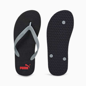PUMA Aerova Men's Flip-Flops, PUMA Navy-Cool Mid Gray-For All Time Red, extralarge-IND