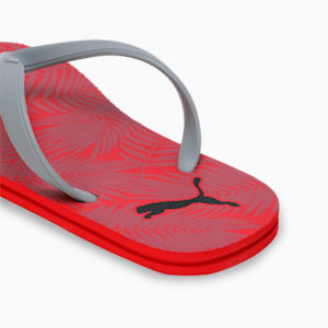 PUMA Griptex Men's Flip-Flops, For All Time Red-Cool Mid Gray-PUMA Black, extralarge-IND