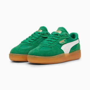 Tenis de mujer Palermo LaModa Vintage, Archive Green-Gum, extralarge