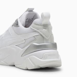 ウィメンズ ソフィア メタリック スニーカー, PUMA White-PUMA Silver, extralarge-JPN