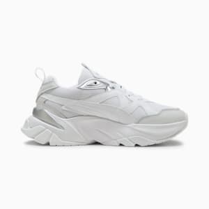 ウィメンズ ソフィア メタリック スニーカー, PUMA White-PUMA Silver, extralarge-JPN