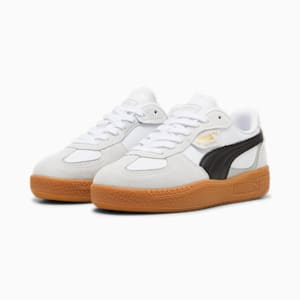 Tenis Palermo Moda para niños grandes, PUMA White-PUMA Black, extralarge