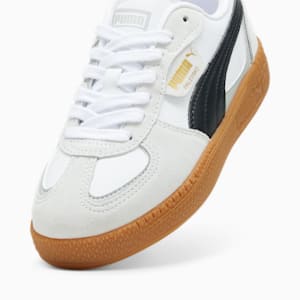 Tenis Palermo Moda para niños grandes, PUMA White-PUMA Black, extralarge