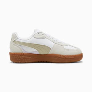 Tenis Palermo Moda para niños grandes, PUMA White-Desert Dust, extralarge