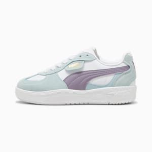 Tenis Palermo Moda para niños grandes, PUMA White-Pale Plum, extralarge