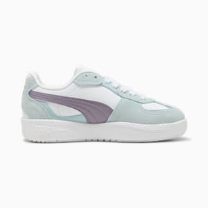 Tenis Palermo Moda para niños grandes, PUMA White-Pale Plum, extralarge