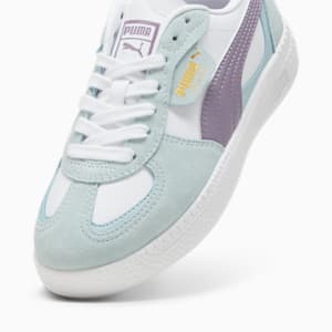 Tenis Palermo Moda para niños grandes, PUMA White-Pale Plum, extralarge