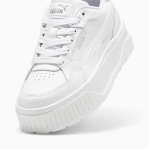 Karmen II IDOL Sneakers Youth, PUMA White-PUMA White-PUMA Silver, extralarge