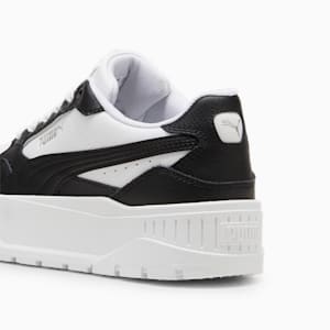 Tenis juvenil Karmen II IDOL, PUMA White-PUMA Black-PUMA Silver, extralarge