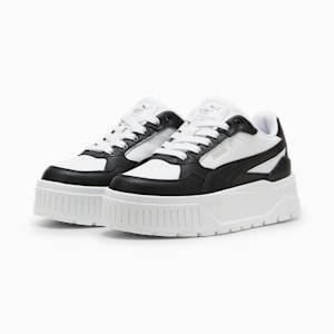 Tenis juvenil Karmen II IDOL, PUMA White-PUMA Black-PUMA Silver, extralarge