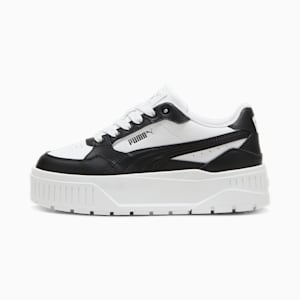 Tenis juvenil Karmen II IDOL, PUMA White-PUMA Black-PUMA Silver, extralarge