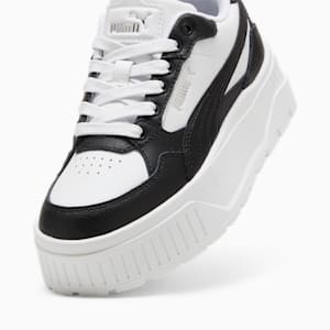 Tenis juvenil Karmen II IDOL, PUMA White-PUMA Black-PUMA Silver, extralarge
