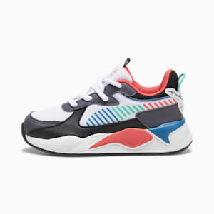 Zapatillas PUMA x TROLLS RS-X para niños, PUMA White-Blue Horizon, extralarge