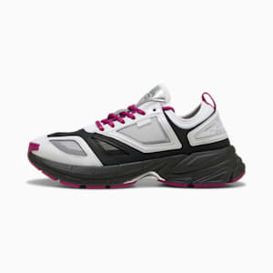 ユニセックス PUMA x MAS TIEMPO ヴェロファシス OP1 スニーカー, Feather Gray-PUMA Black-Magenta Gleam, extralarge-JPN