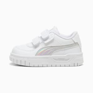 Cali Dream Iridescent Toddlers' Sneakers, PUMA White-PUMA Silver, extralarge