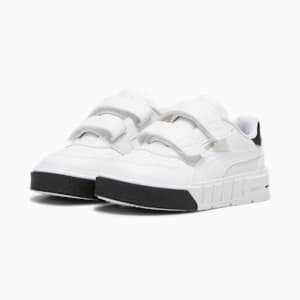 Cali Court Leather Toddlers' Sneakers, PUMA White-PUMA Black, extralarge