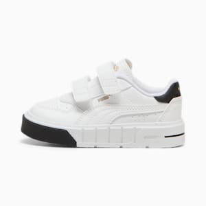 Cali Court Leather Toddlers' Sneakers, PUMA White-PUMA Black, extralarge