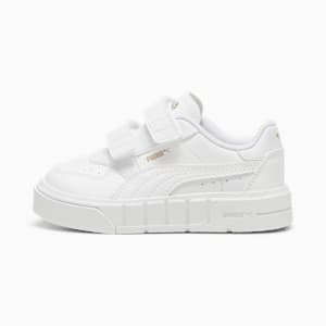 Tenis para niños Cali Court Match, PUMA White-PUMA Gold, extralarge