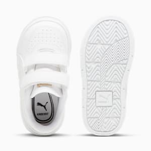Tenis para niños Cali Court Match, PUMA White-PUMA Gold, extralarge