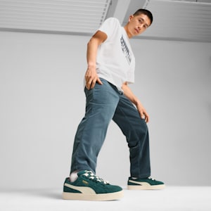 Tenis XL Jackhammer de gamuza, Dark Myrtle-Frosted Ivory-Vapor Gray, extralarge