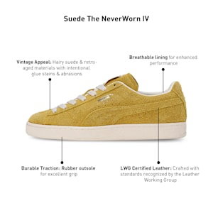 Suede The NeverWorn IV Unisex Sneakers, Frosted Ivory-Golden Fog, extralarge-IND