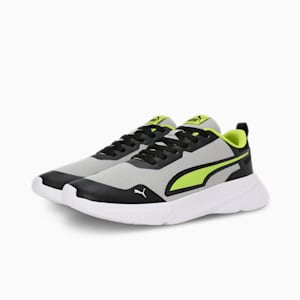 Alfarun Pro Men's Sneakers, Ash Gray-Lime Smash-PUMA Black, extralarge-IND