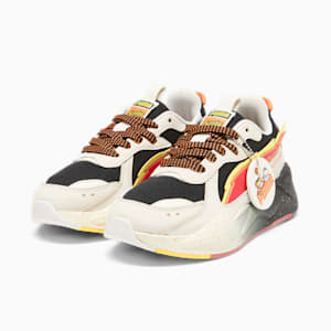 PUMA x CHEETOS® RS-X FH Big Kids' Sneakers, Warm White-PUMA Black-Yellow Blaze-Rickie Orange, extralarge