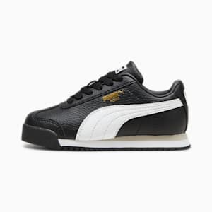 Roma 24 Standard Sneakers Kids, PUMA Black-PUMA White, extralarge