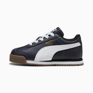 Zapatillas Roma 24 Standard para niños, PUMA Navy-PUMA White, extralarge