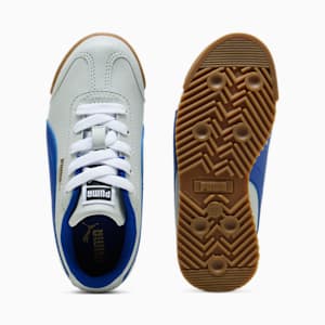 Roma 24 Standard Little Kids' Sneakers, Cool Light Gray-Vivid Blue, extralarge