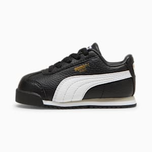 Tenis para infantes Roma 24 Standard, PUMA Black-PUMA White, extralarge