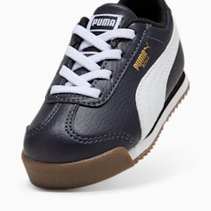 Tenis para infantes Roma 24 Standard, PUMA Navy-PUMA White, extralarge