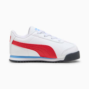 Tenis para infantes Roma 24 Standard, PUMA White-For All Time Red, extralarge