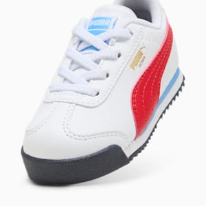Tenis para infantes Roma 24 Standard, PUMA White-For All Time Red, extralarge