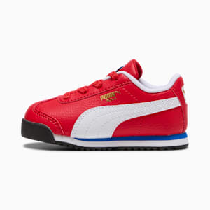 Tenis para infantes Roma 24 Standard, For All Time Red-PUMA White, extralarge