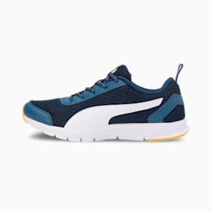 Racer Youth Sneakers, Dark Denim-PUMA White-Spectra Yellow, extralarge-IND