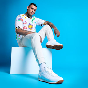 Easy Rider Leather Sneakers, PUMA White-Frosted Ivory, extralarge-IND