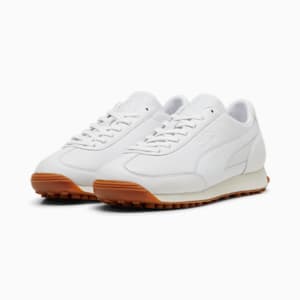 Easy Rider Leather Sneakers, PUMA White-Frosted Ivory, extralarge