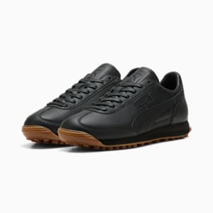 Easy Rider Leather Sneakers, PUMA Black, extralarge