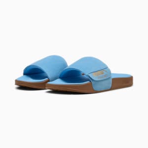 ユニセックス リードキャット 2.0 パレルモ フォイル サンダル, Team Light Blue-PUMA Gold-Gum, extralarge-JPN