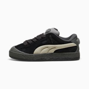 Suede XL Crush Men's Sneakers, PUMA Black-Shadow Gray-Pebble Gray, extralarge