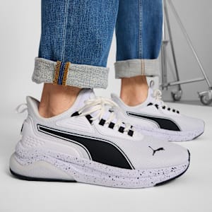 Tenis para hombre Speckle Amplifier, PUMA White-PUMA Black, extralarge