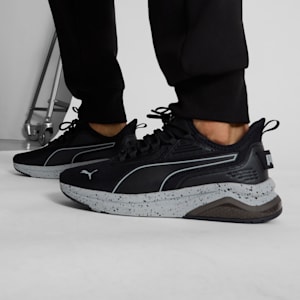 Amplifer Speckle Men's Sneakers, PUMA Black-Cool Mid Gray, extralarge