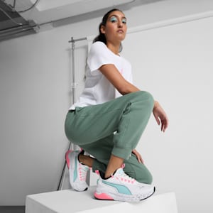 Sneakers Amplifier Speckle Femme, PUMA White-Safe Lake-PUMA Silver, extralarge