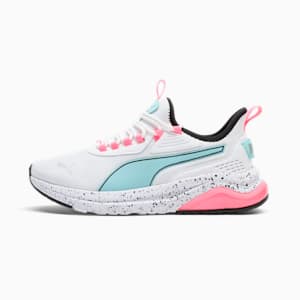 Sneakers Amplifier Speckle Femme, PUMA White-Safe Lake-PUMA Silver, extralarge