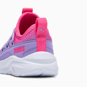 One4All Slip-On Vertical Fade Toddlers' Shoes, Glowing Pink-Lavender Alert-PUMA White, extralarge