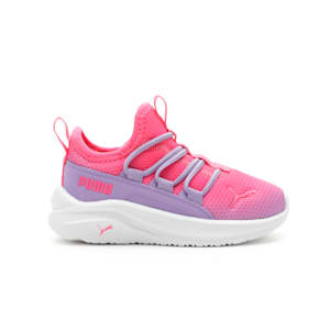 One4All Slip-On Vertical Fade Toddlers' Shoes, Glowing Pink-Lavender Alert-PUMA White, large